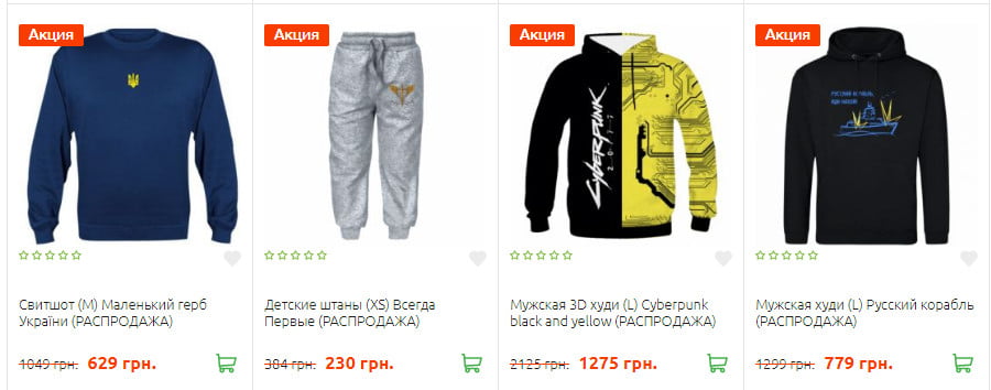 Розпродаж Фатлайн (Fatline)